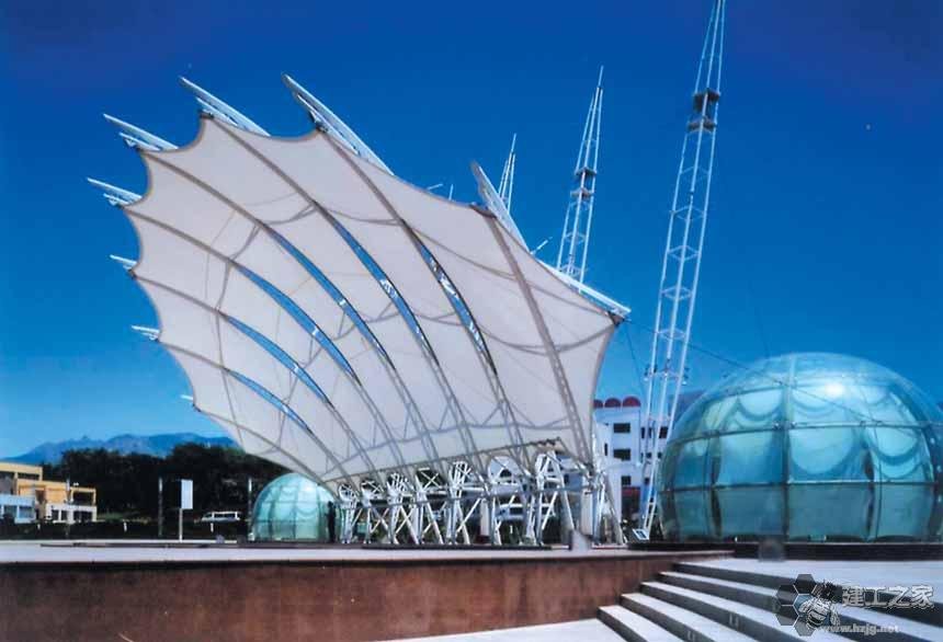 武穴车棚膜结构网架